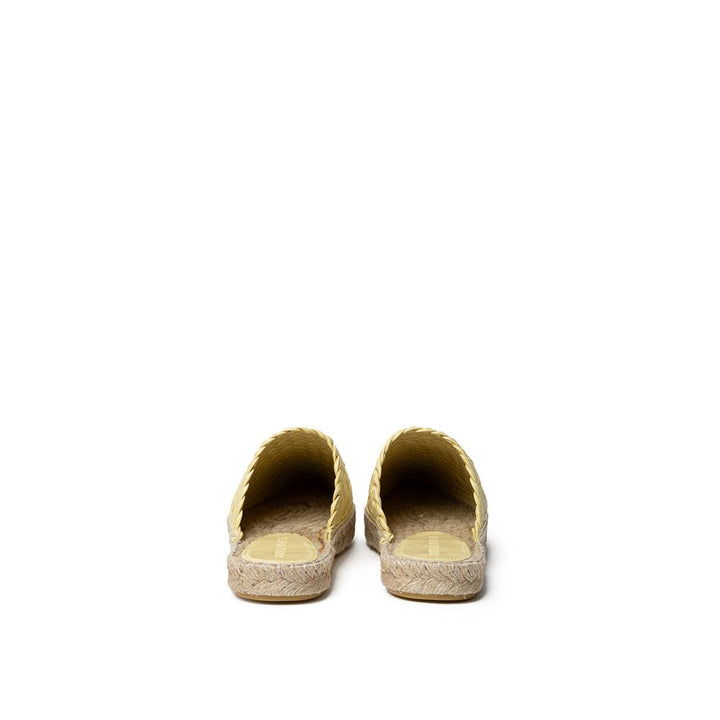 Bottega Veneta Yellow Leather Espadrille