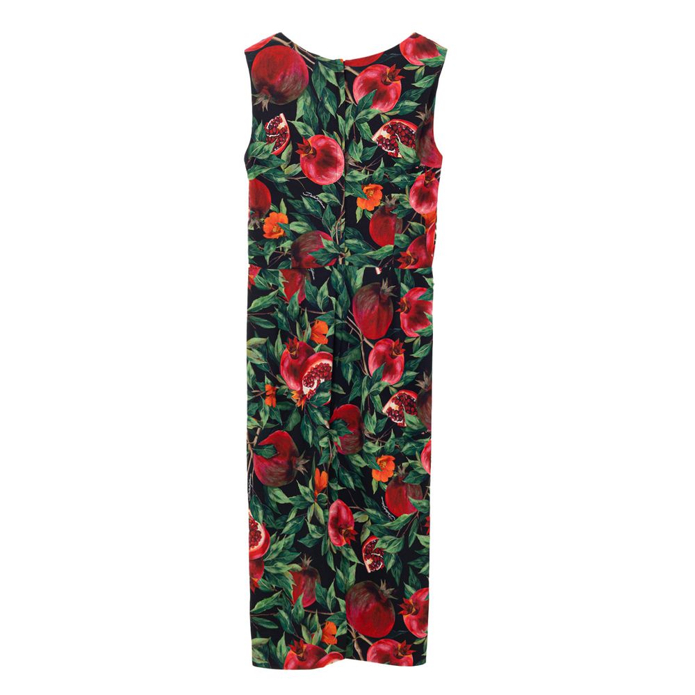 Dolce &amp; Gabbana Bicolor Viscose Long Dress