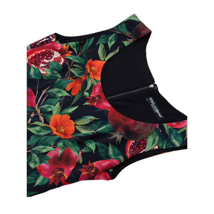 Dolce &amp; Gabbana Bicolor Viscose Long Dress