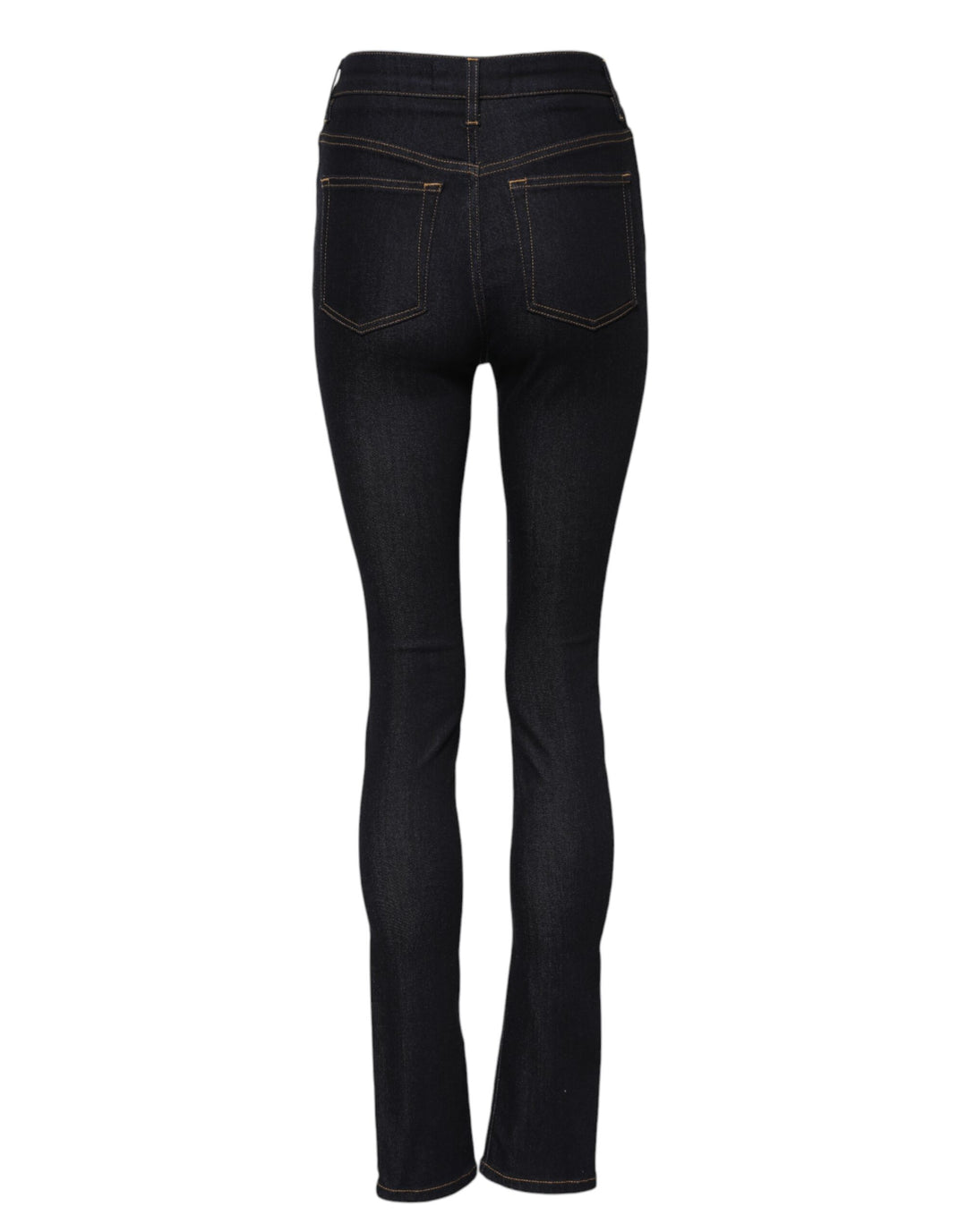 Dolce &amp; Gabbana Blue Cotton High Waist Skinny Denim Jeans