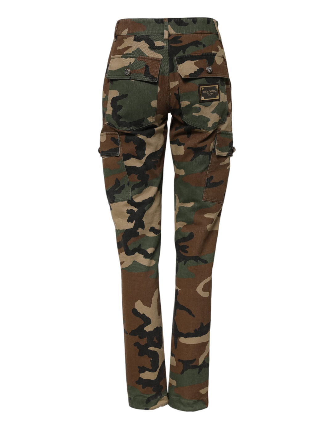 Dolce &amp; Gabbana Multicolor Camouflage Cargo Pants