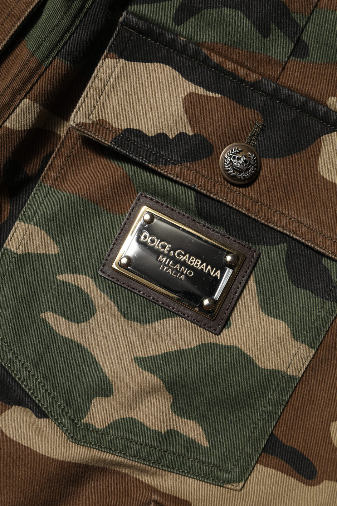 Dolce &amp; Gabbana Multicolor Camouflage Cargo Pants