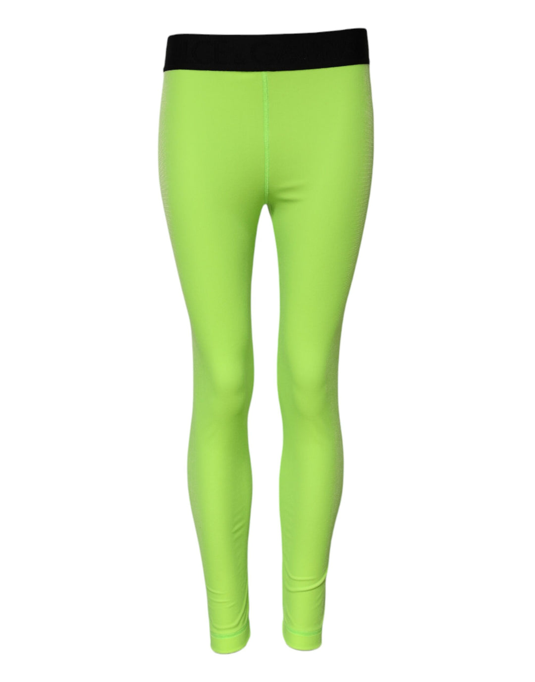 Dolce &amp; Gabbana Green Nylon Slim Fit Leggings Pants