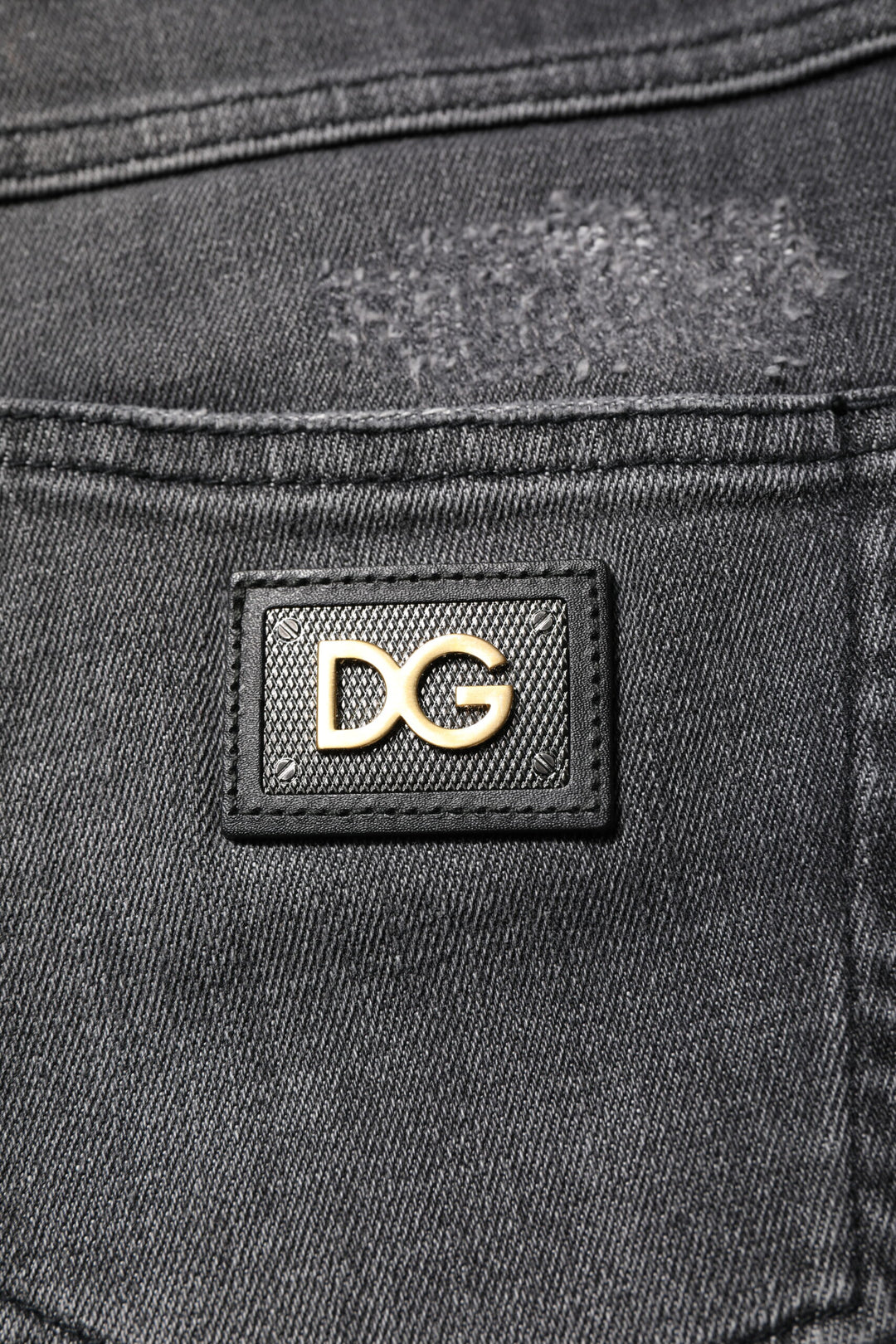 Dolce &amp; Gabbana Dark Gray AUDREY Cotton Skinny Denim Jeans