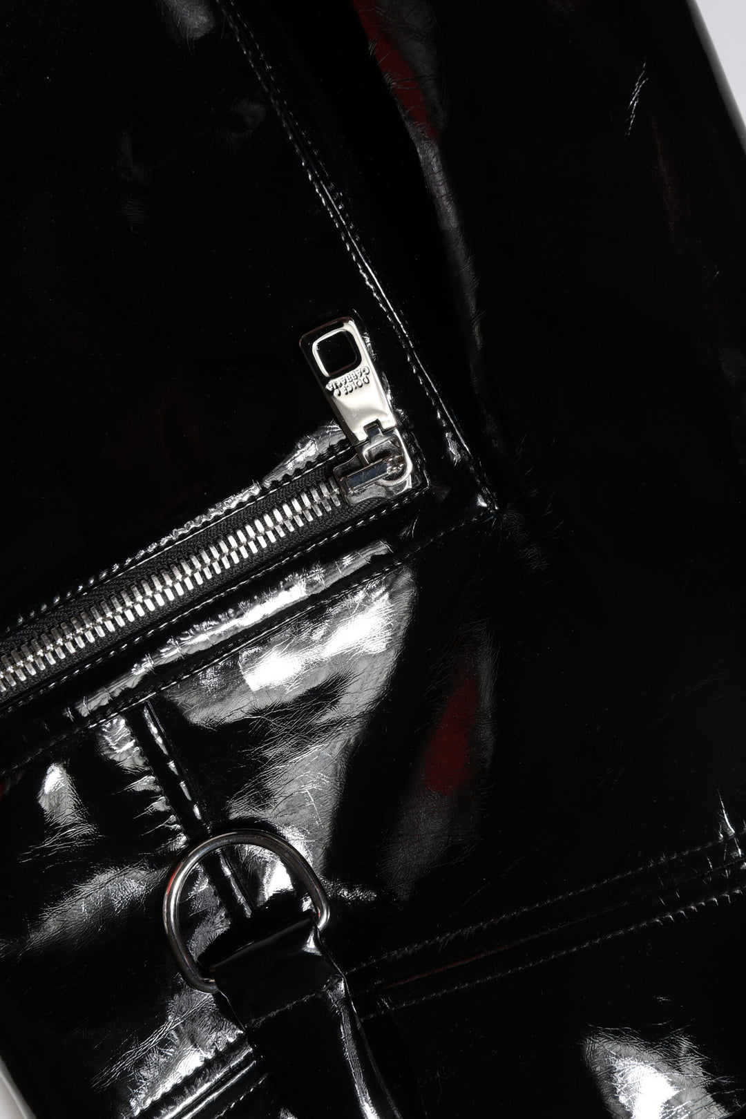 Dolce &amp; Gabbana Black High Waist Cargo Bootcut Pants