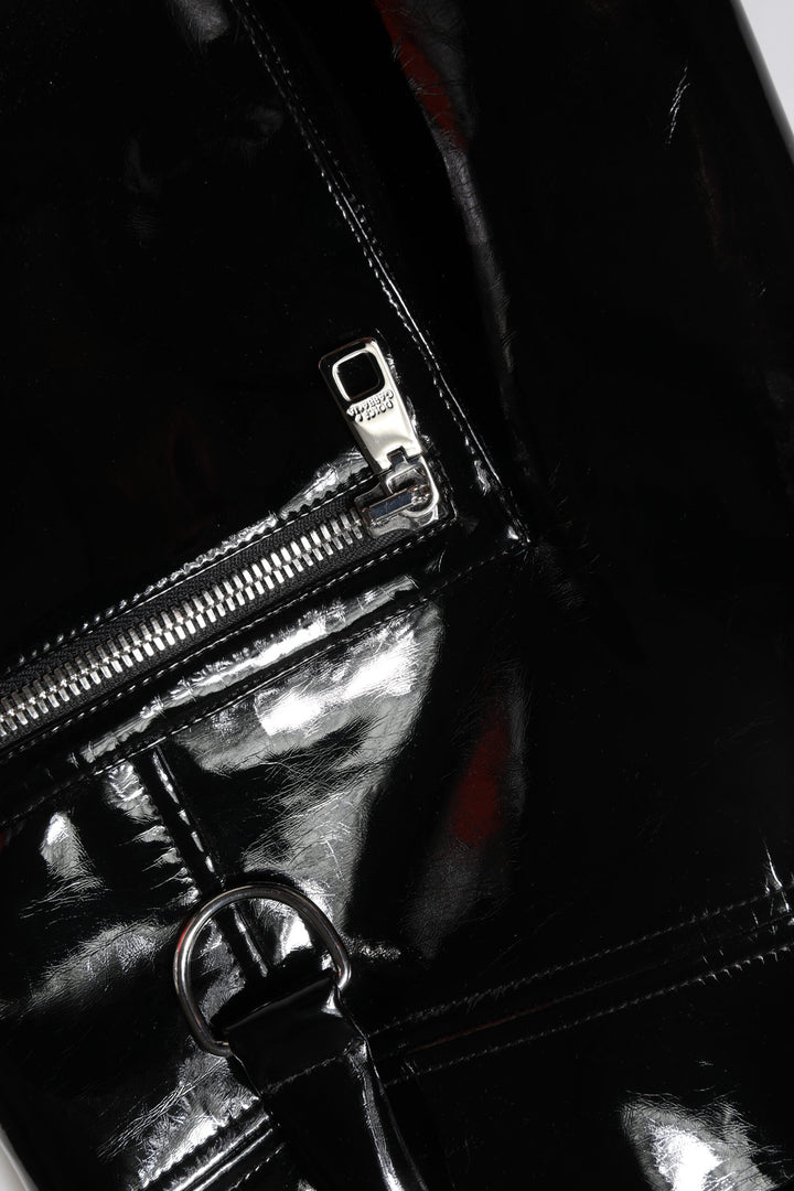 Dolce &amp; Gabbana Black High Waist Cargo Bootcut Pants