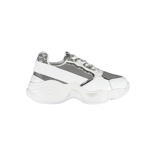 Emporio Armani Bianco Polyurethane Women Sneaker
