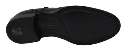 Chaussures habillées élégantes derby bordeaux Dolce &amp; Gabbana