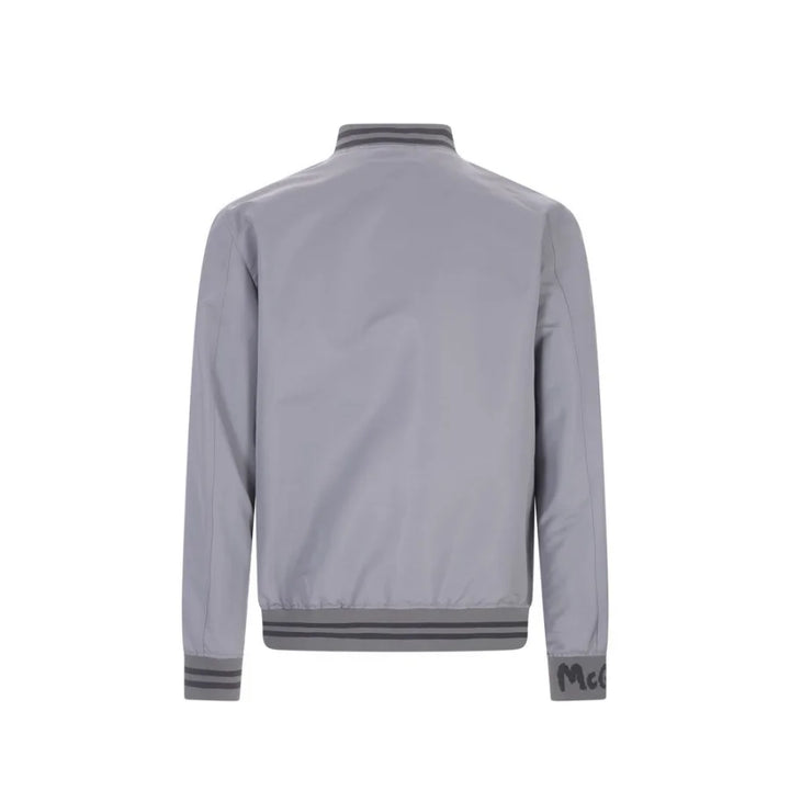 Alexander McQueen Gray Polyester Bomber