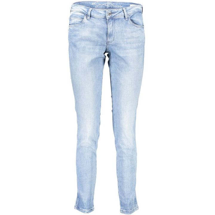 Guess Jeans Azzurro Organic Cotton Women's Jeans