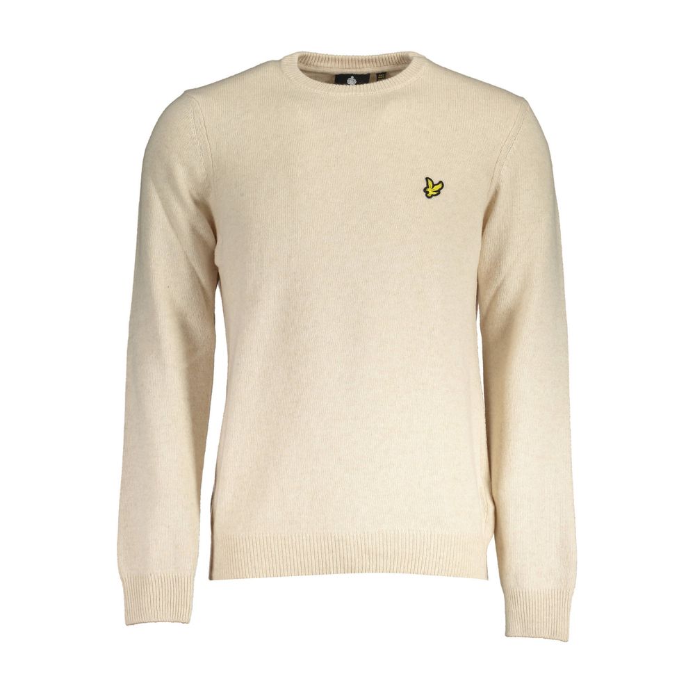 Lyle &amp; Scott Beige Wool Men Sweater