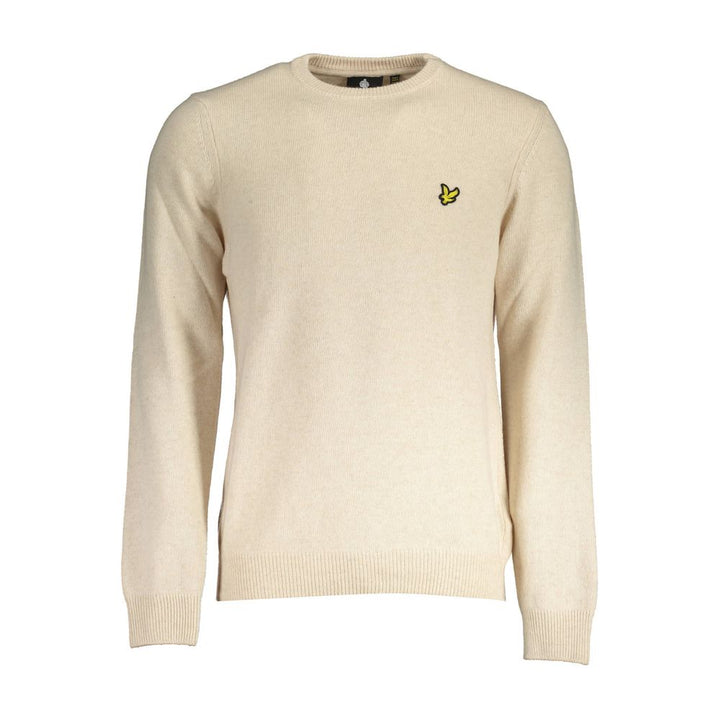 Lyle &amp; Scott Beige Wool Men Sweater