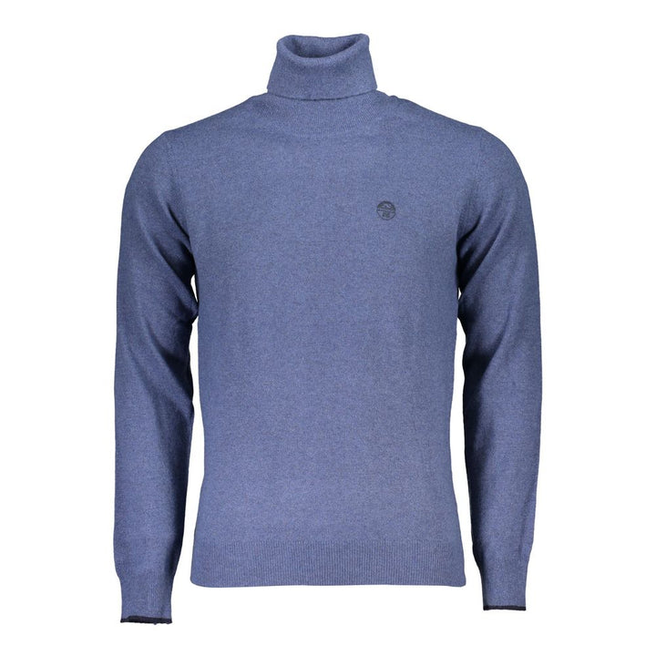North Sails Blu Poliammide Men Sweater Turtleneck