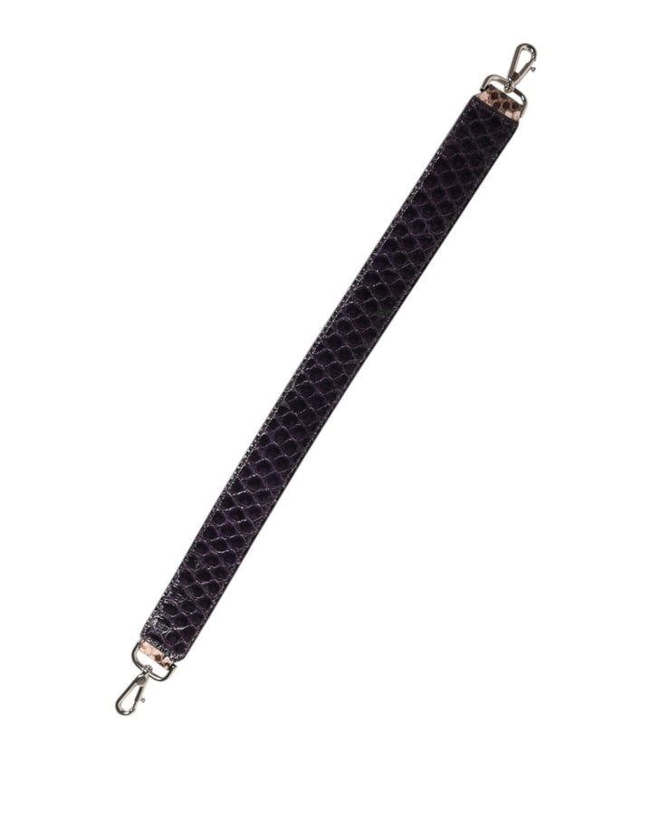Dolce &amp; Gabbana Brown Exotic Leather Handbag Accessory Shoulder Strap