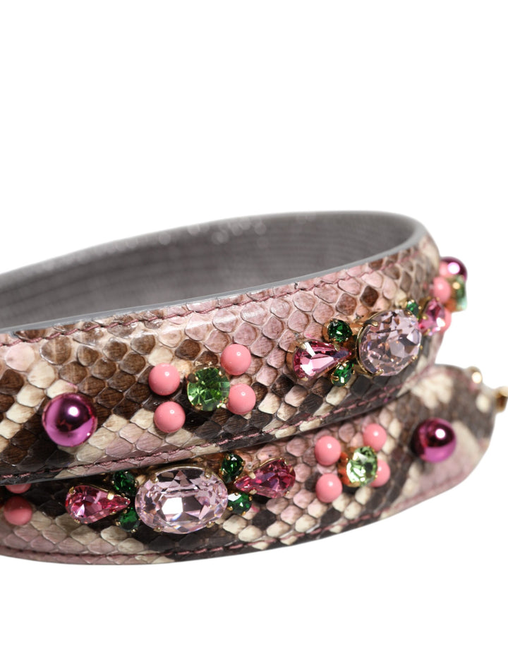Dolce &amp; Gabbana Multicolor Embellished Handbag Shoulder Strap
