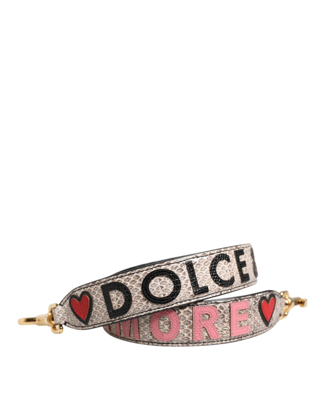 Dolce &amp; Gabbana Multicolor DG AMORE Patch Bag Accessory Shoulder Strap
