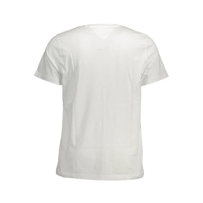 Tommy Hilfiger White Cotton Men's T-Shirt