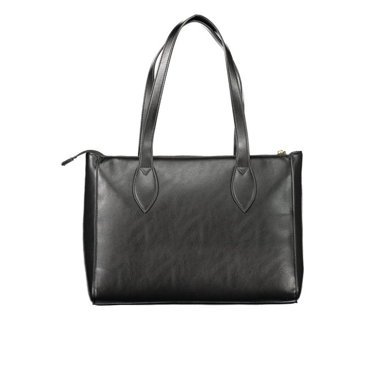Mario Valentino Black Polyurethane Women&
