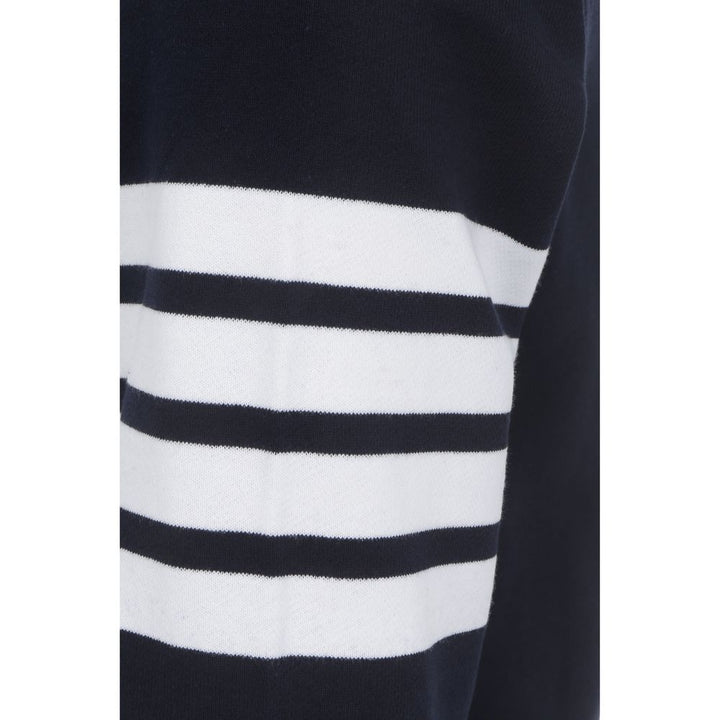 Thom Browne Blue Cotton Sweatshirt
