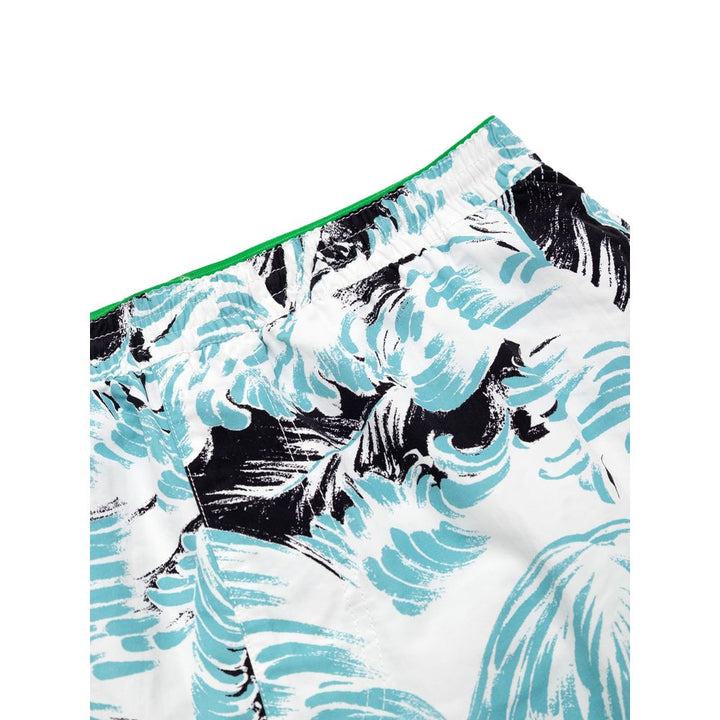 Bottega Veneta White Polyamide Swim Shorts