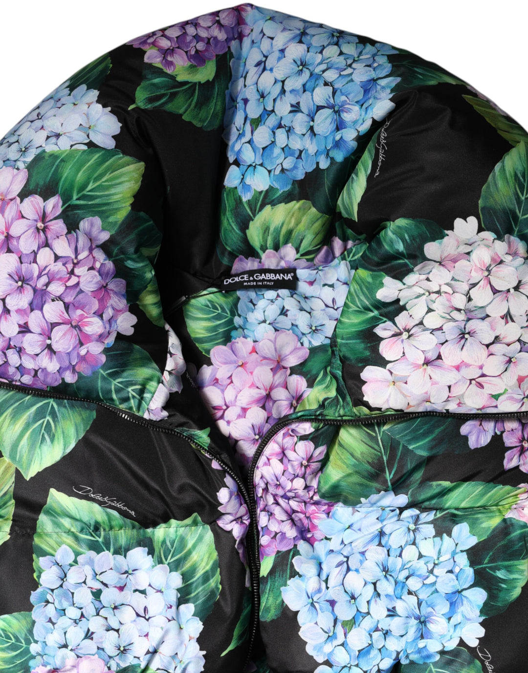Dolce &amp; Gabbana Multicolor Floral Print Puffer Quilted Jacket
