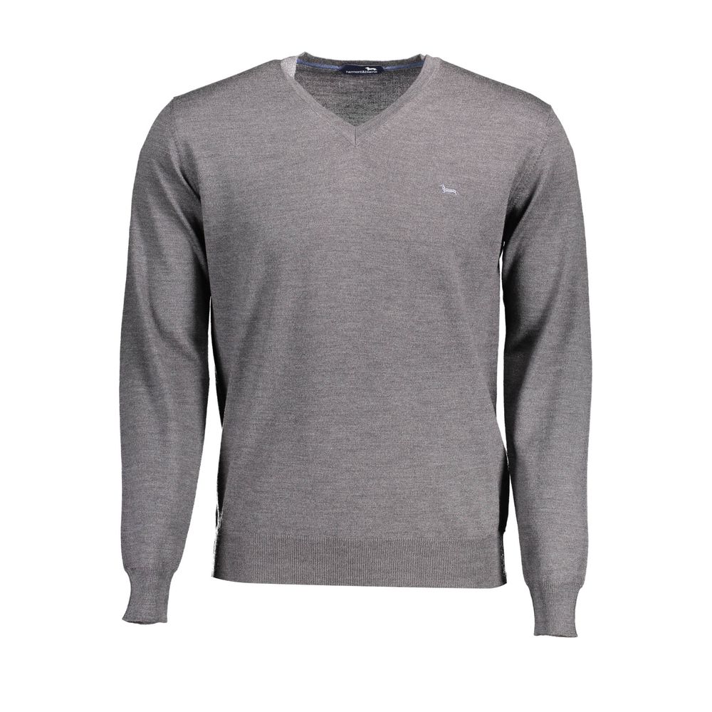 Harmont &amp; Blaine Grigio Lana Uomo Maglia