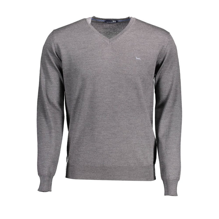 Harmont &amp; Blaine Grigio Lana Uomo Maglia