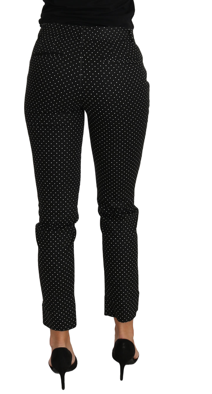 Pantalon court élégant à pois Dolce &amp;amp; Gabbana