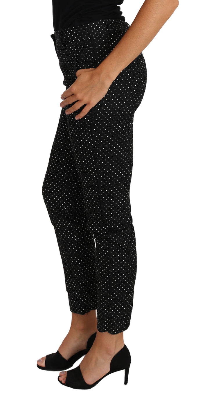 Pantalon court élégant à pois Dolce &amp;amp; Gabbana