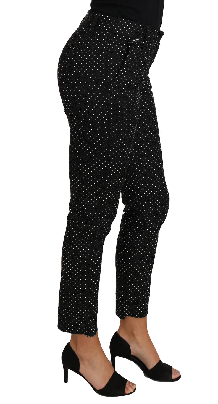 Pantalon court élégant à pois Dolce &amp;amp; Gabbana