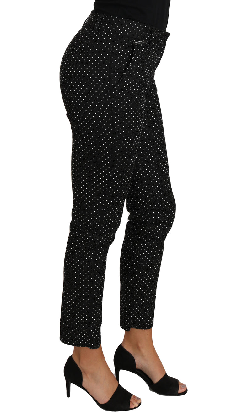 Pantalon court élégant à pois Dolce &amp;amp; Gabbana