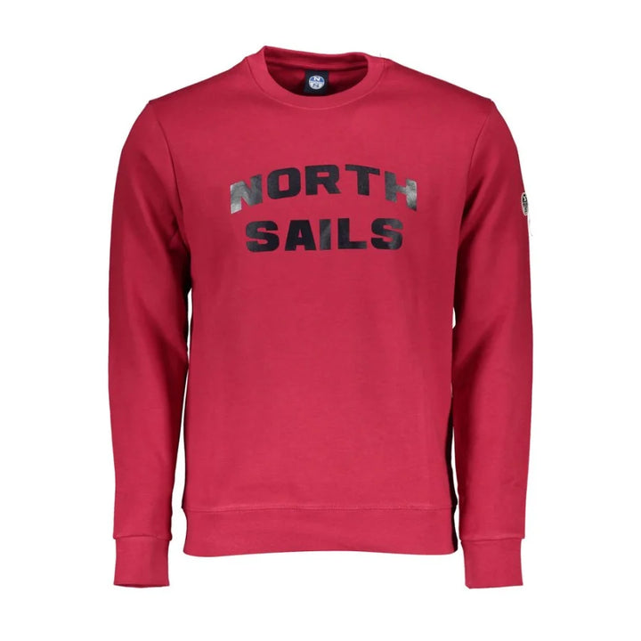 North Sails Red Cotton Men’s Sweatshirt