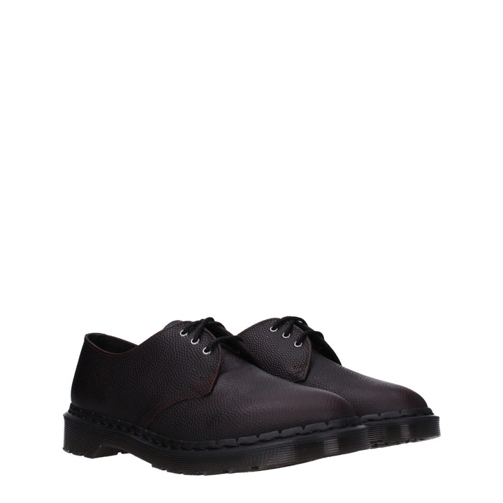 Dr. Martens Purple Leather Oxfords And Derbies