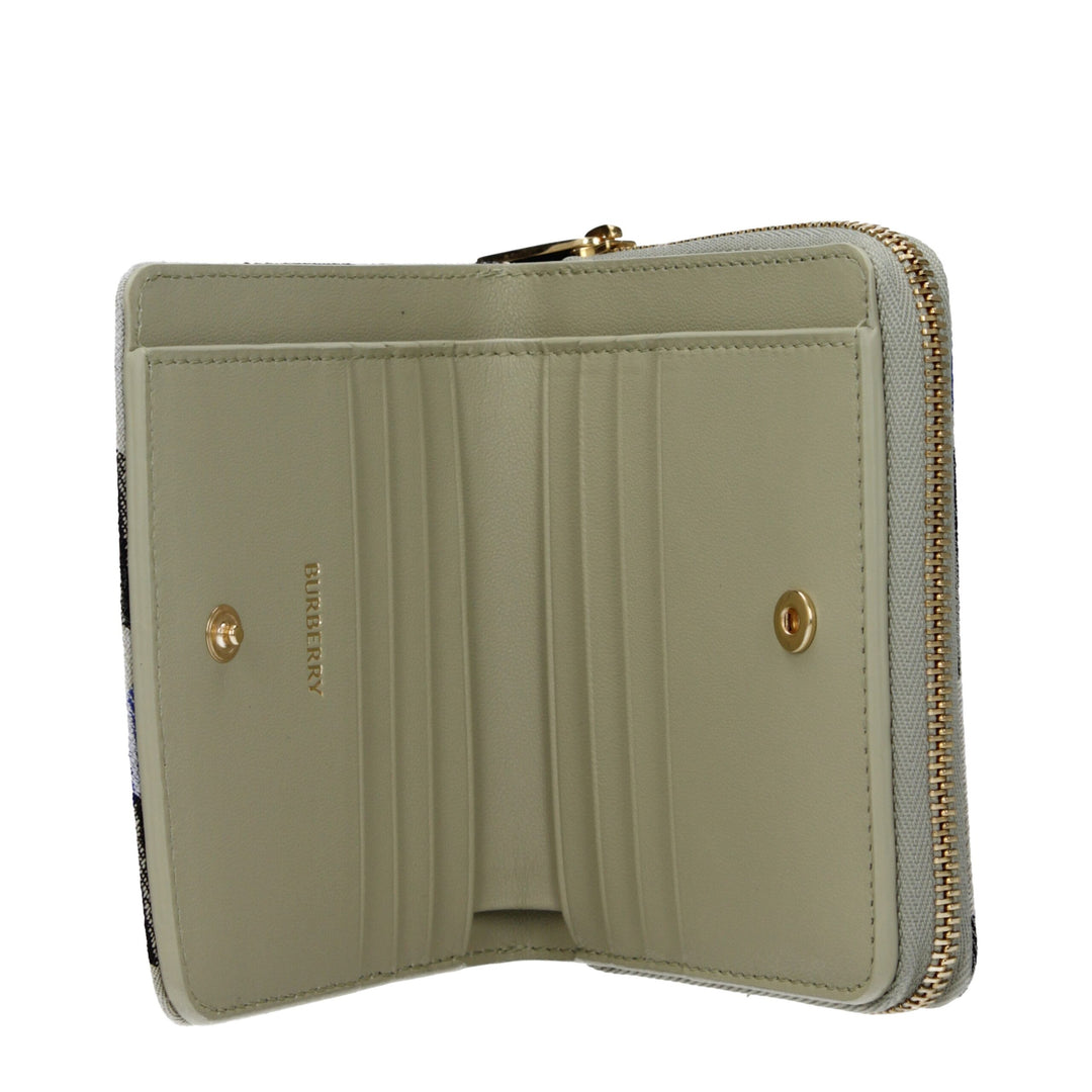 Burberry Beige Fabric Wallet