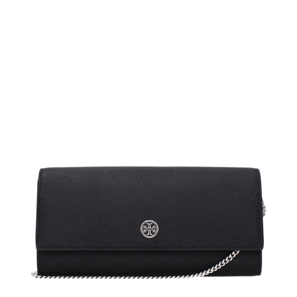 Tory Burch - Black Leather Clutch Bag