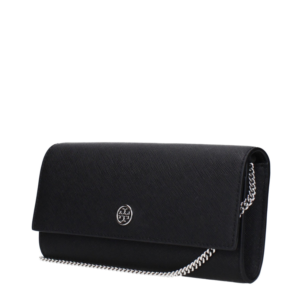 Tory Burch - Black Leather Clutch Bag