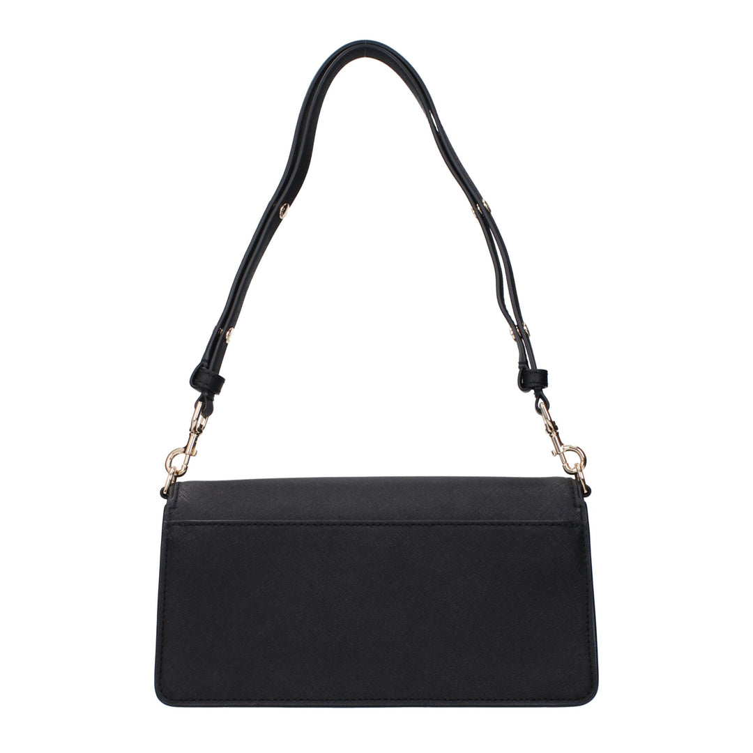 Tory Burch Black Leather Shoulder Bag