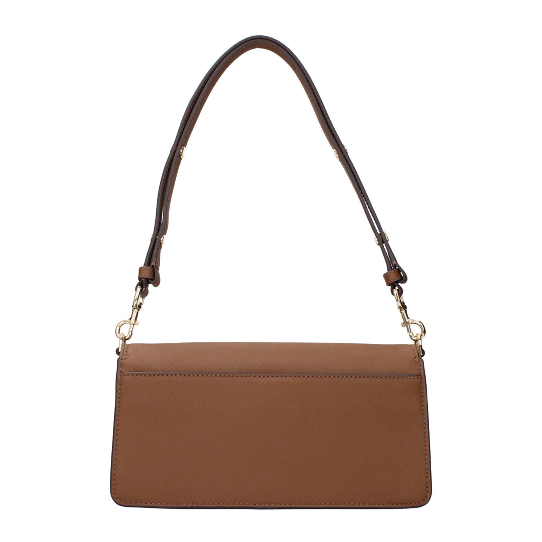 Tory Burch Brown Leather Shoulder Bag
