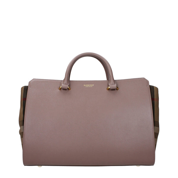 Burberry - Gray Leather Handbag