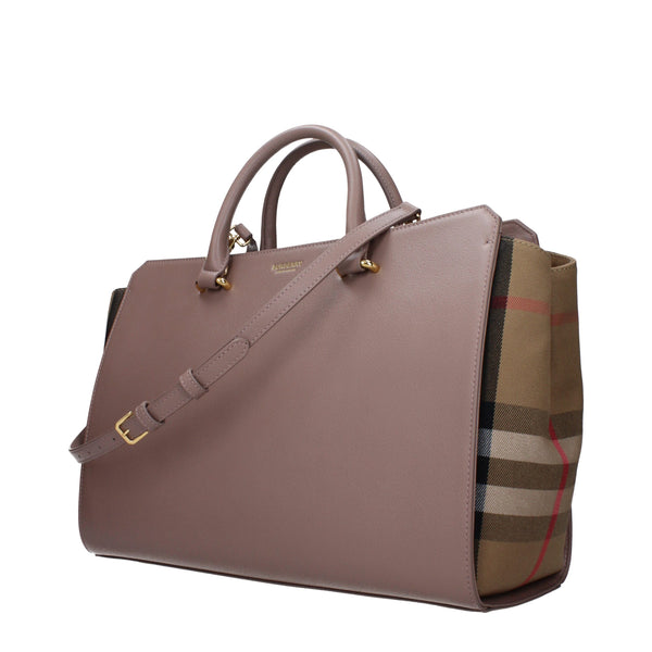 Burberry - Gray Leather Handbag