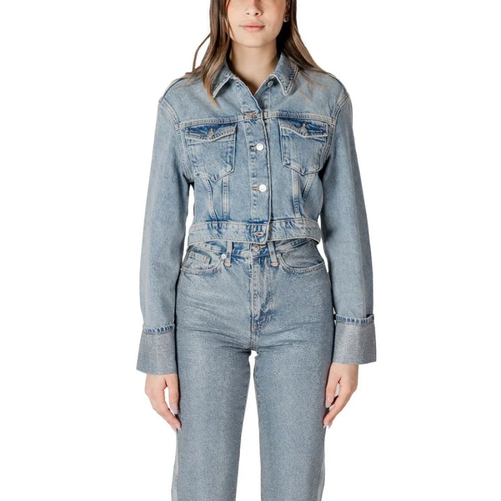 Only Light Blue Organic Cotton Denim Jacket