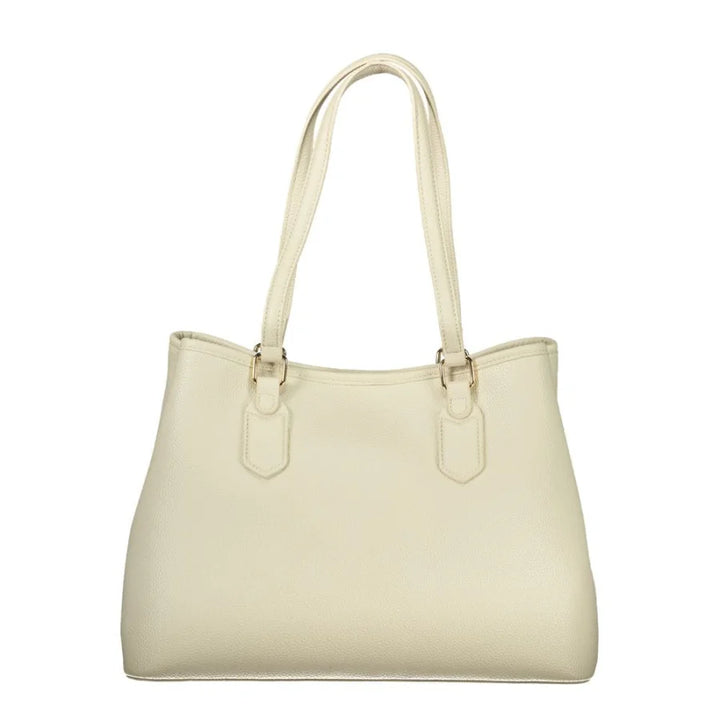 Mario Valentino Beige Polyurethane Women Handbag