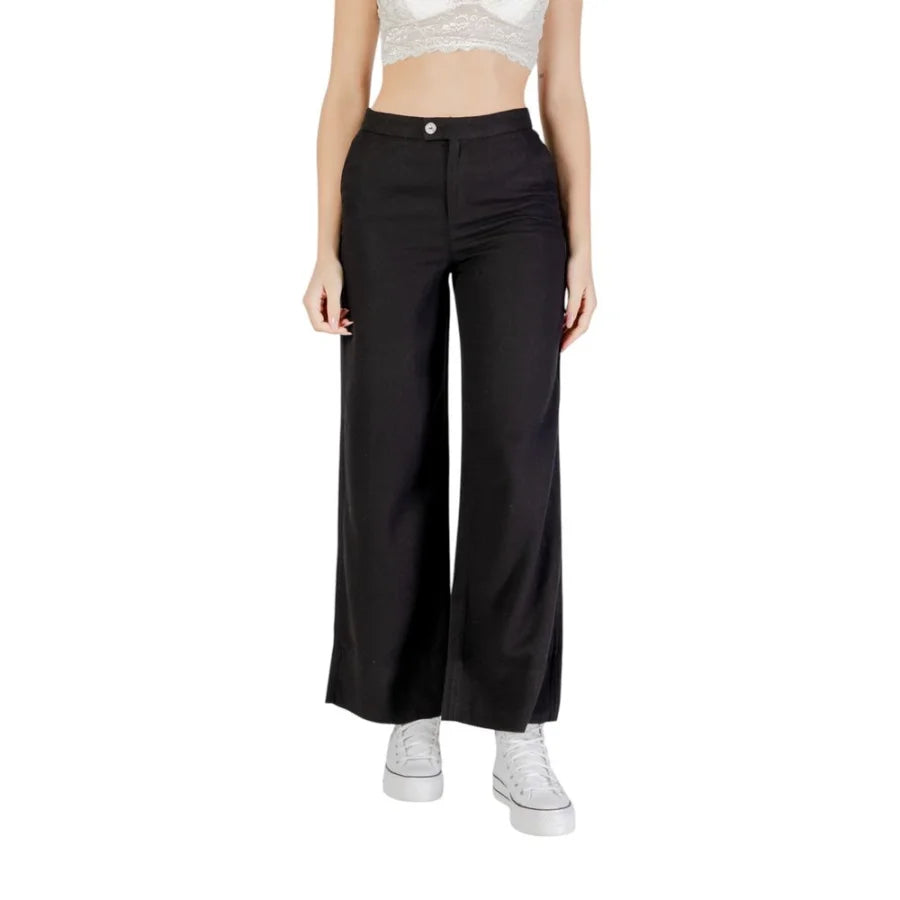 Only Black Viscose Pants