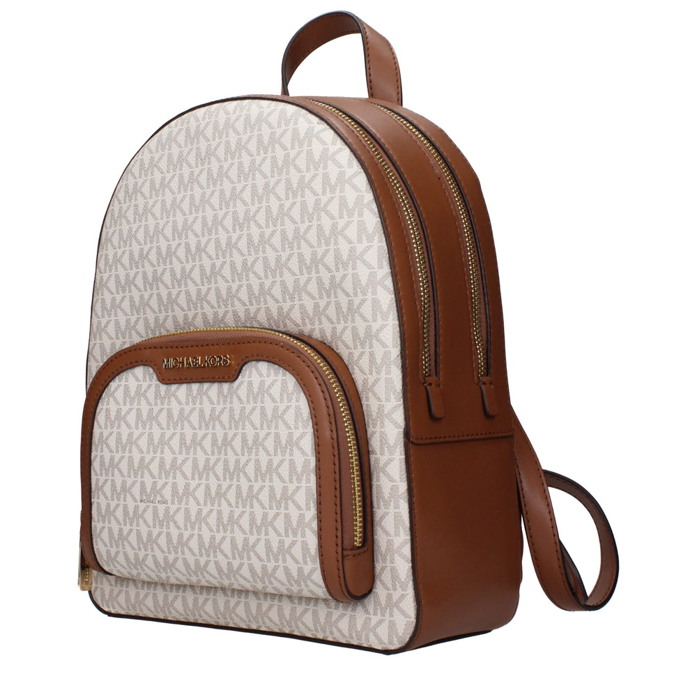 Michael Kors - Beige Fabric Backpack