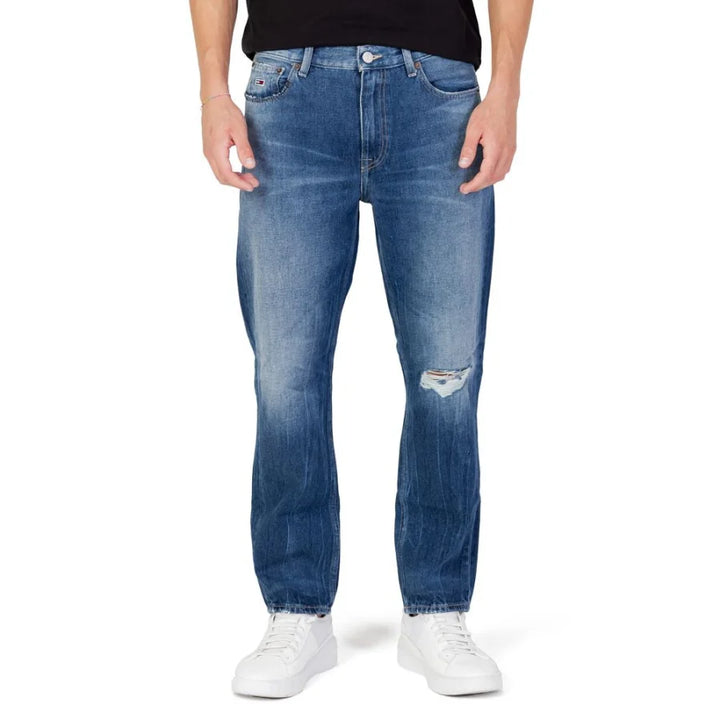 Tommy Hilfiger Jeans Blue Cotton Slim Fit