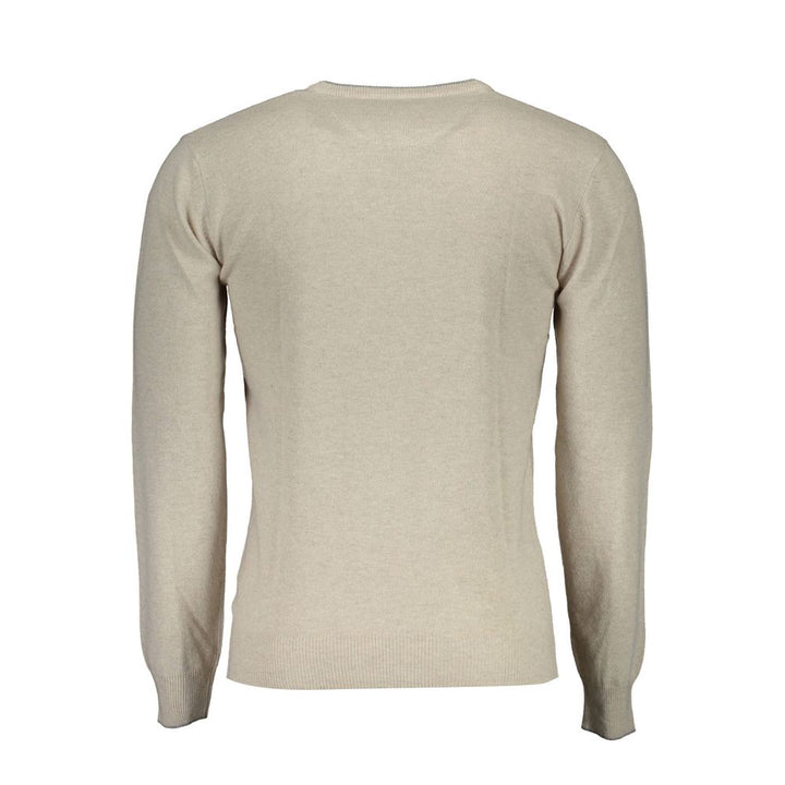 U.S. POLO ASSN. Beige Wool Men's Sweater