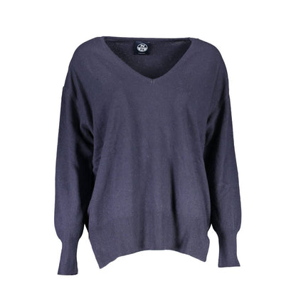 North Sails Blue Polyamide Women Sweater