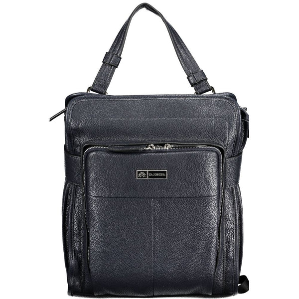 La Martina - Blue Polyurethane Women Backpack