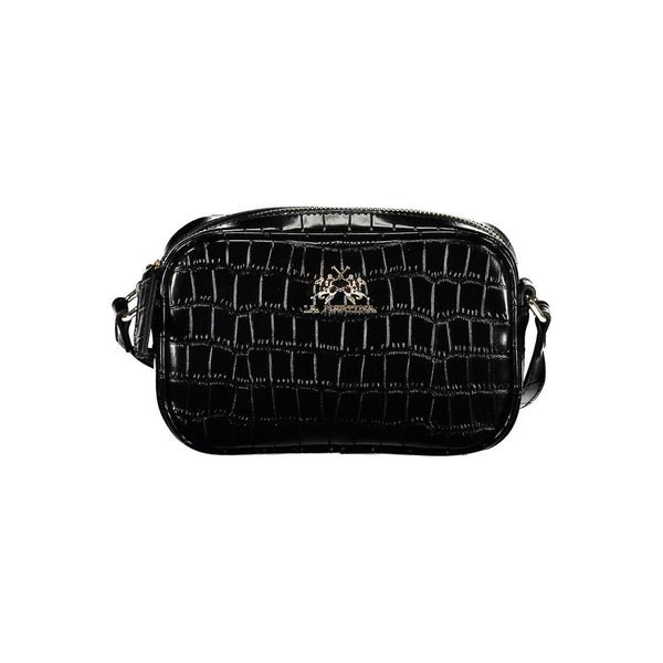 La Martina - Black Polyurethane Women Shoulder Bag