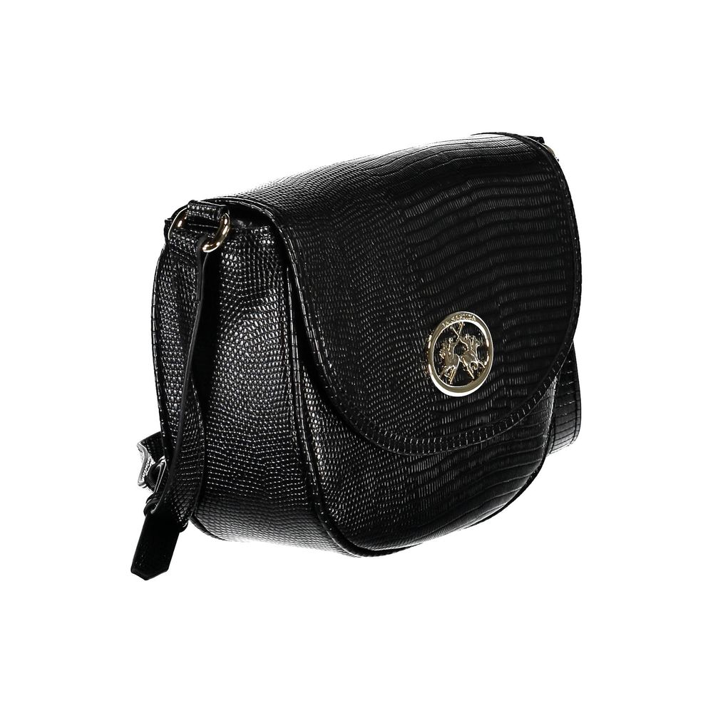 La Martina Black Polyurethane Women&